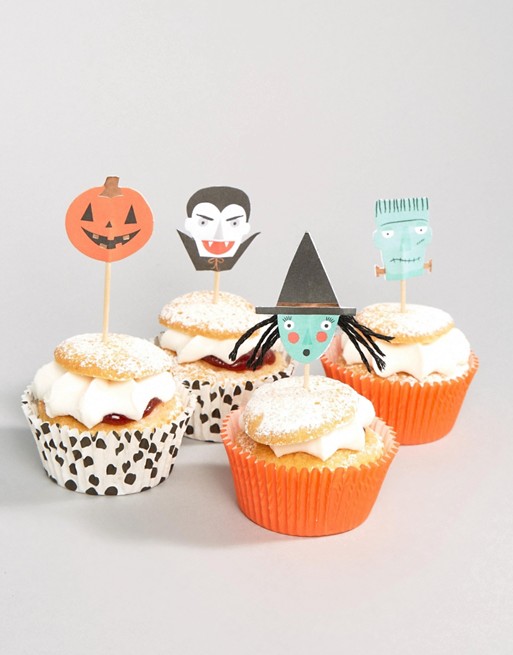 Halloween Cup Cake Kit By MeriMeri Pinks & Green