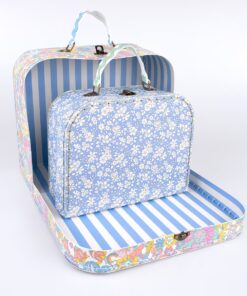 Liberty Print Storage Suitcase Set - By Meri Meri