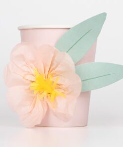 Pretty Paper Flower Cup Set - By Meri-Meri
