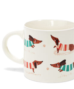 Sausage Dogs In Jumpers Ceramic Mug - By Rex