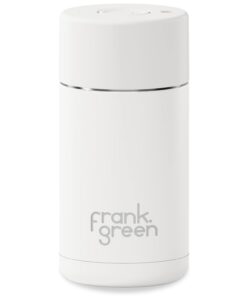 White Reusable Coffee Cup - By Frank Green