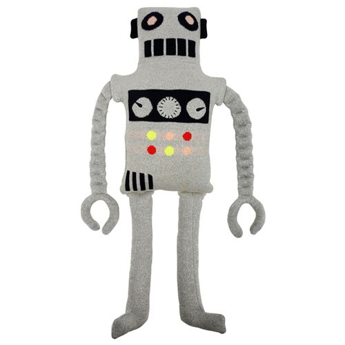 Ziggy Robot Large Toy By MeriMeri Pinks & Green