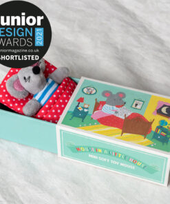Mini Soft Toy In A Box - Mouse - By Rex London