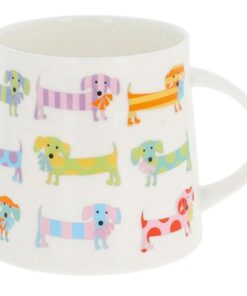 Adorable Sausage Dog Mug - By Wendy Jones-Blackett