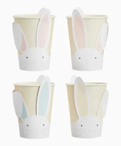 Cute Pastel Bunny Paper Cup Set - By Ginger Ray