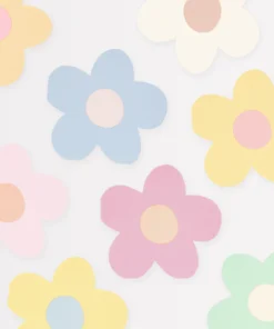 Pastel Daisy Paper Napkin Set - By Meri-Meri